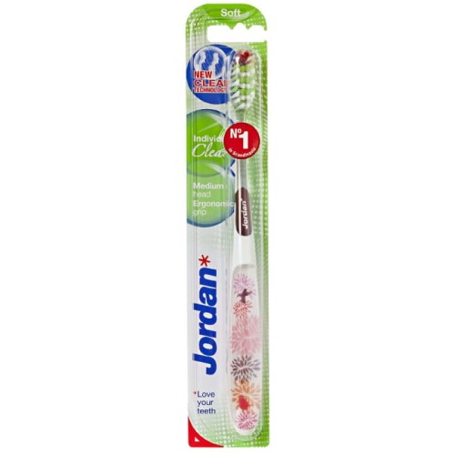 Jordan Szczoteczka do zębów Individual Clean Soft 1szt - mix kolorów