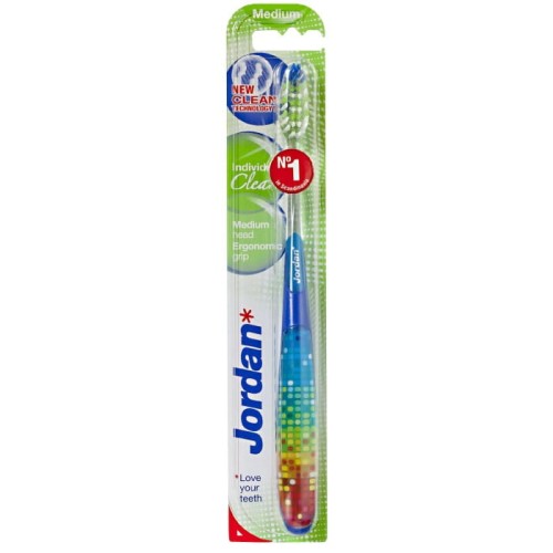 Jordan Szczoteczka do zębów Individual Clean Medium 1szt - mix kolorów