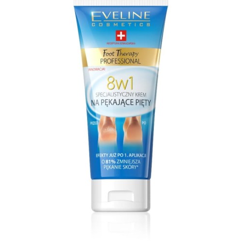 EVELINE Foot Therapy Professional Specjalistyczny krem na pękające pięty 8w1 100 ml