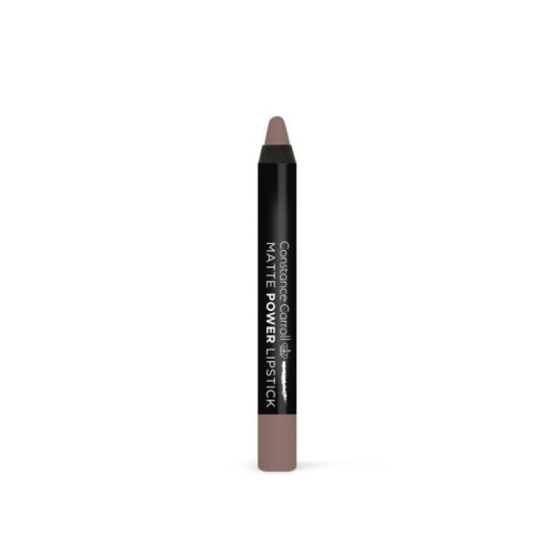 Constance Carroll Matte Power Lipstick Pomadka matowa w kredce nr 09 Brown Nude  1szt