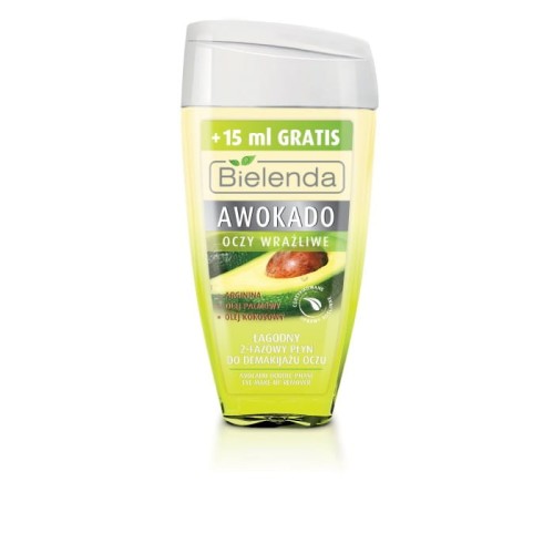 BIELENDA AWOKADO Płyn do demakijażu oczu 2-fazowy skóra sucha i odwodniona 140ml