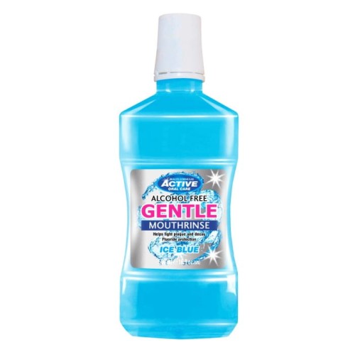 Beauty Formulas Active Oral Care Łagodny Płyn do płukania jamy ustnej Ice Blue - bez alkoholu 500ml