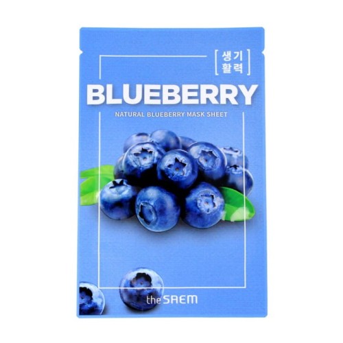 THE SAEM Natural Mask Sheet Maska na tkaninie Blueberry