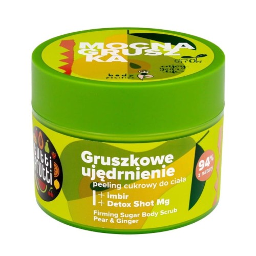 TUTTI FRUTTI Peeling ujędrniający cukrowy do ciała Gruszka i Imbir 300 g