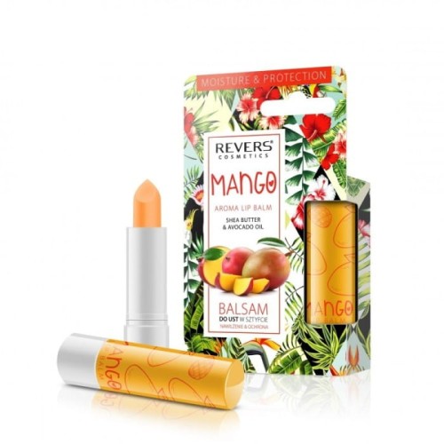 REVERS Balsam do ust w sztyfcie nawilżenie &amp; ochrona - Mango 4g