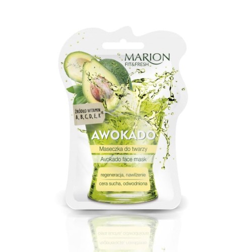 MARION Fit &amp; Fresh Maseczka do twarzy - Awokado 7.5 ml