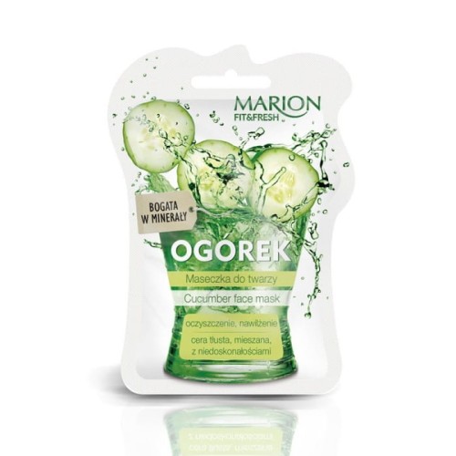MARION Fit &amp; Fresh Maseczka do twarzy - Ogórek 7.5 ml
