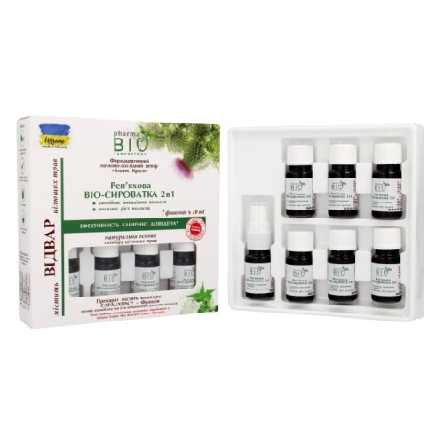 Bio Pharma Laboratory Bio Serum 2w1 z wyciągiem z Łopianu 1op.(10mlx7)