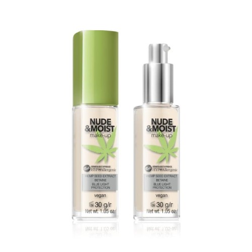 Bell Hypoallergenic Nude &amp; Moist Podkład do twarzy nawilżająco-odżywczy nr 02  30g