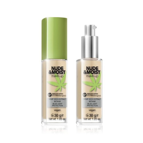 Bell Hypoallergenic Nude &amp; Moist Podkład do twarzy nawilżająco-odżywczy nr 04  30g