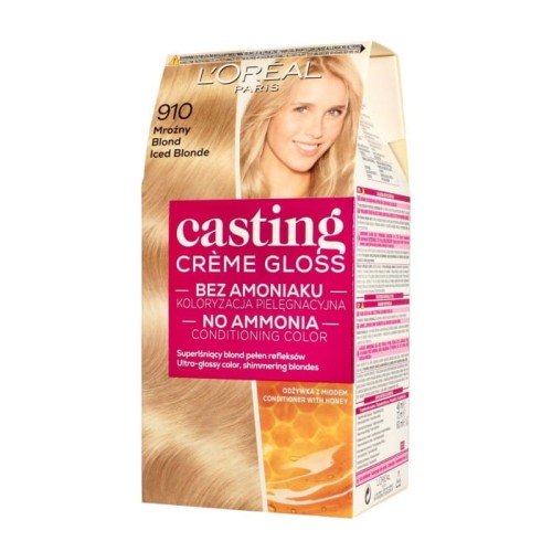 LOREAL Casting Creme Gloss Krem koloryzujący nr 910 Mroźny Blond  1op.