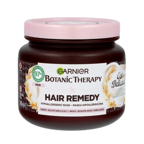 GARNIER Botanic Therapy Hypoalergiczna Maska do włosów delikatnych z mlekiem owsianym i kremem ryżowym 340 ml