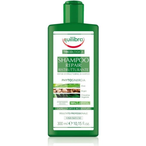 EQUILIBRA Tricologica Naprawczy szampon restrukturyzujący - włosy matowe i zniszczone 300 ml