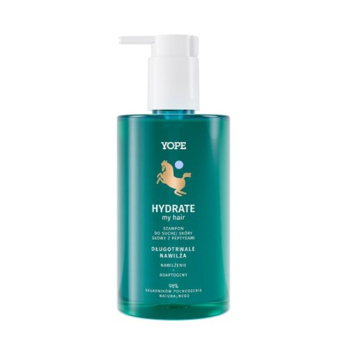 YOPE Hydrate Szampon do suchej skóry głowy z peptydami 300 ml