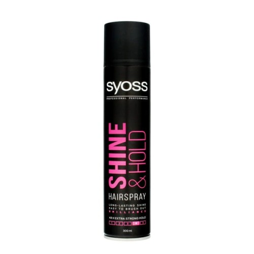 Schwarzkopf Syoss Shine &amp; Hold Lakier do włosów nadający połysk extra mocny  300ml