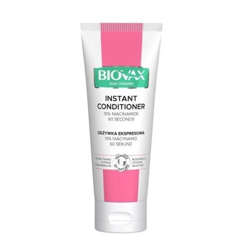 L`BIOTICA Biovax Niacynamid Odżywka do włosów ekspresowa 10% niacynamid - 60 sekund 200ml