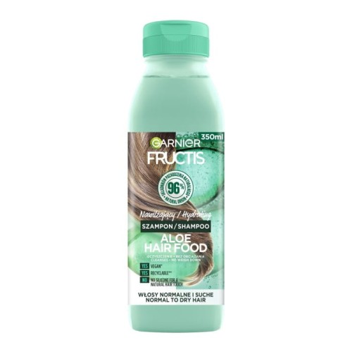 GARNIER Fructis Hair Food Aloe Szampon nawilżający do włosów normalnych i suchych 350 ml