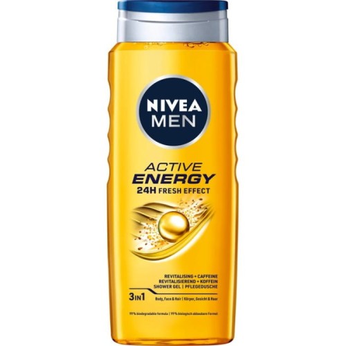 NIVEA MEN Żel pod prysznic Active Energy 500 ml