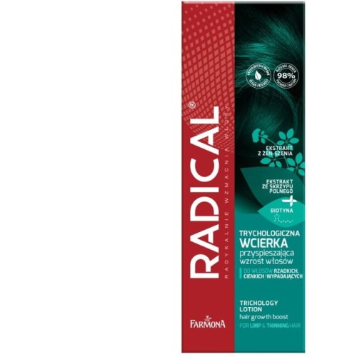 RADICAL Trychologiczna wcierka przyspieszająca wzrost włosów 100 ml