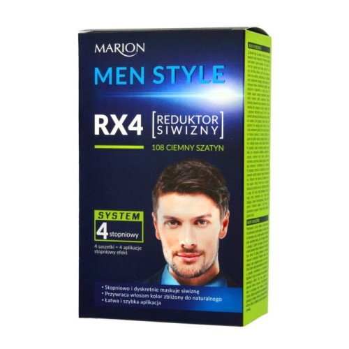MARION Men Style Reduktor siwizny nr 108 - Ciemny szatyn