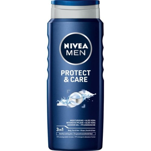 NIVEA MEN Żel pod prysznic Protect &amp; Care 3w1 500 ml