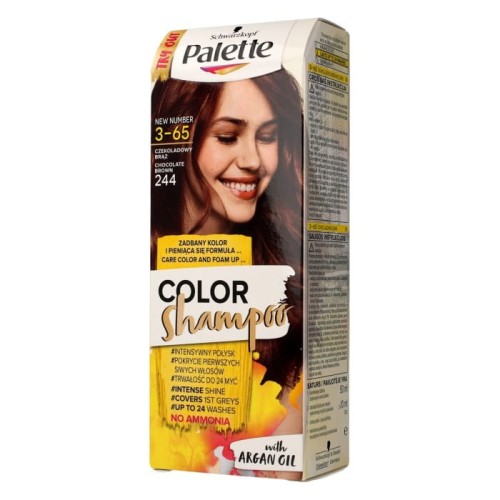 Palette Color Shampoo Szampon koloryzujący  nr 3-65 (244) Czekoladowy Brąz  1op.