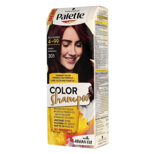 Palette Color Shampoo Szampon koloryzujący  nr 4-99 (301) Bordo  1op.