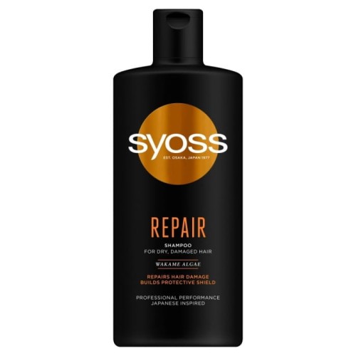 Schwarzkopf  Syoss Repair Szampon odbudowujący do włosów suchych i zniszczonych  440ml
