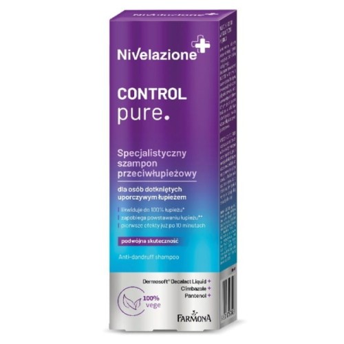 NIVELAZIONE Control Pure Specjalistyczny szampon przeciwłupieżowy 100 ml