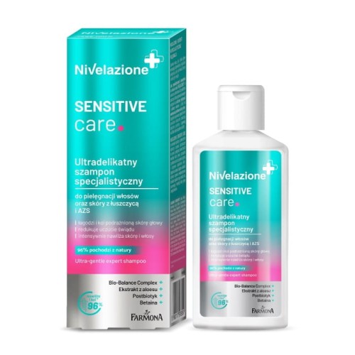 NIVELAZIONE Sensitive Care Ultradelikatny szampon specjalistyczny do włosów i skóry z łuszczycą i AZS 100 ml