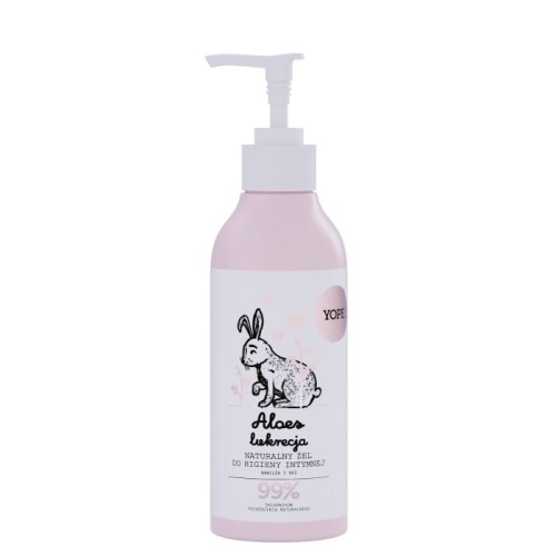 YOPE Naturalny Żel do higieny intymnej Aloes i Lukrecja 300ml