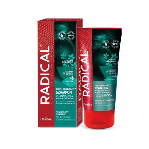 RADICAL Szampon trychologiczny przyspieszający wzrost włosów 200 ml