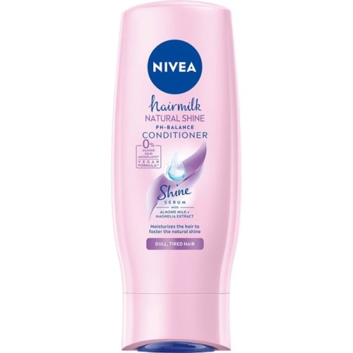 NIVEA Hairmilk Mleczna odżywka do włosów wzmacniająca blask Natural Shine 200 ml