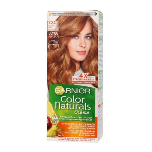 GARNIER Color Naturals Krem koloryzujący nr 7.34 Naturalna Miedź