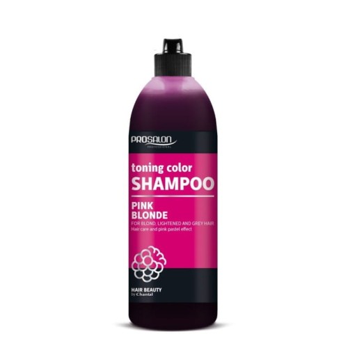 CHANTAL ProSalon Pink Blonde Szampon tonujący kolor do włosów blond,rozjaśnianych i siwych 500g