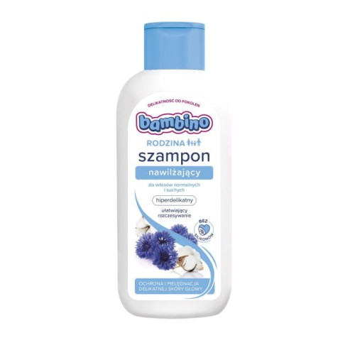 BAMBINO Rodzina Szampon nawilżający do włosów normalnych i suchych 400 ml