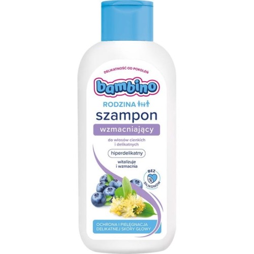 BAMBINO Rodzina Szampon wzmacniajacy do włosów cienkich i delikatnych 400 ml
