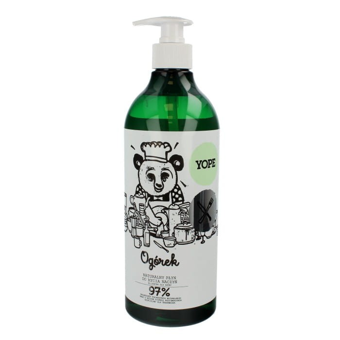 YOPE Płyn do mycia naczyń OGÓREK  750ml
