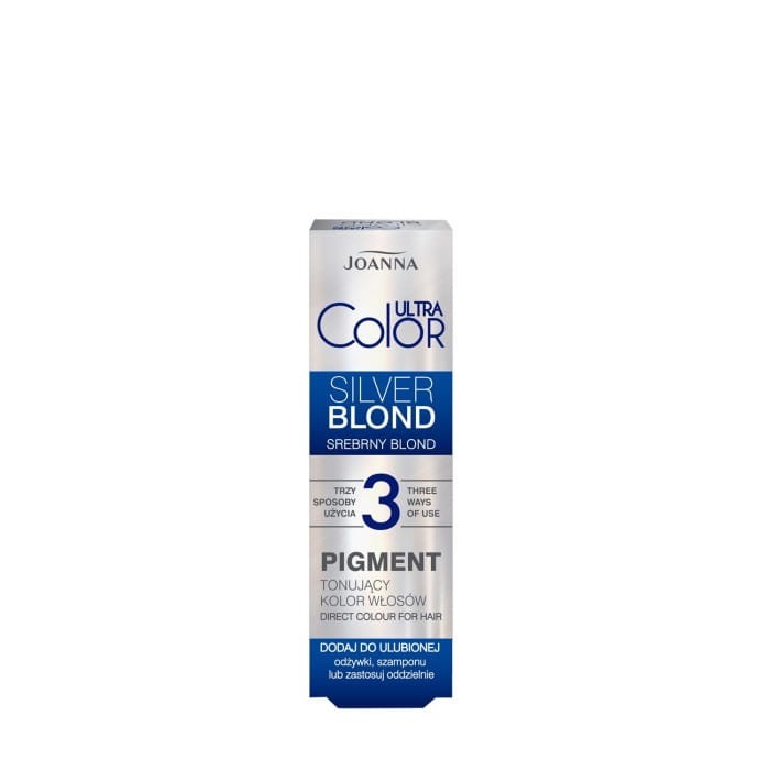 JOANNA Ultra Color Pigment tonujący kolor włosów - srebrny blond 100 ml