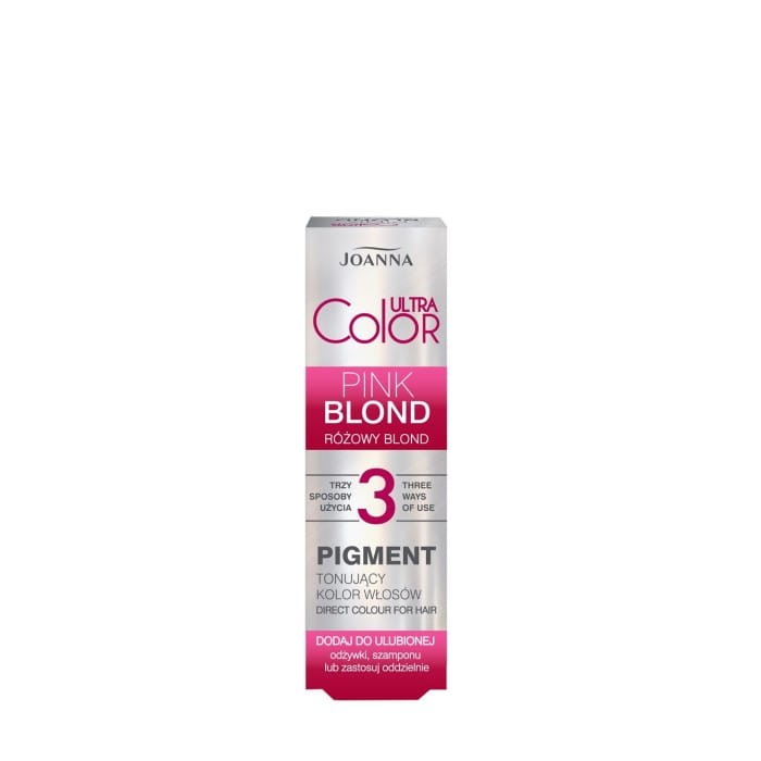 JOANNA Ultra Color Pigment tonujący kolor włosów -  różowy blond 100 ml