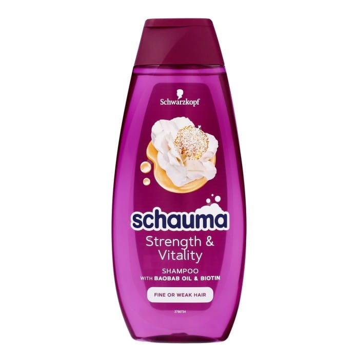 Schwarzkopf Schauma Szampon do włosów Strength &amp; Vitality - włosy cienkie i łamliwe   400ml