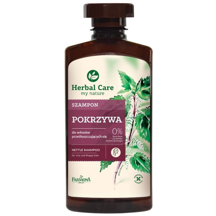 HERBAL CARE Szampon do włosów przetłuszczających się Pokrzywa 330 ml
