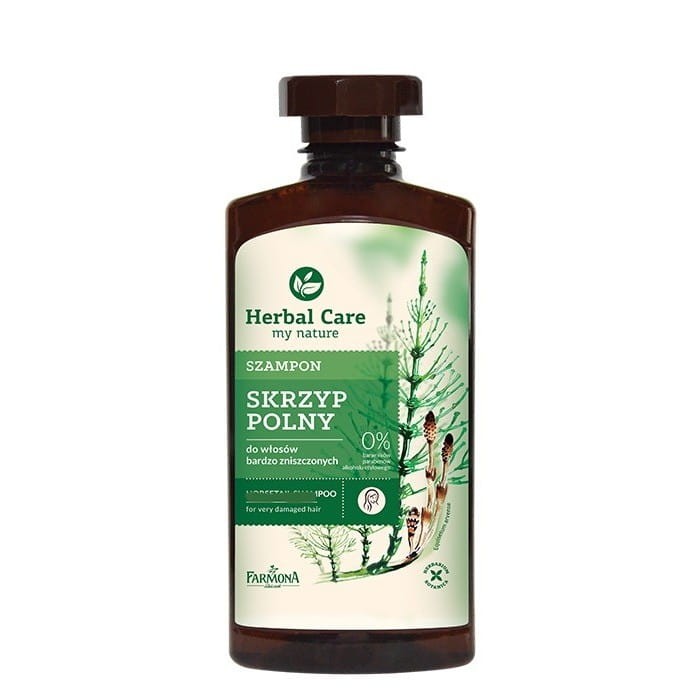 HERBAL CARE Szampon do włosów bardzo zniszczonych Skrzyp Polny 330 ml
