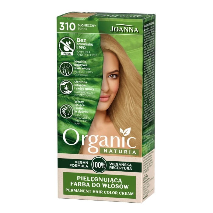 JOANNA Organic Naturia Pielęgnująca farba do włosów nr 310 Słoneczny