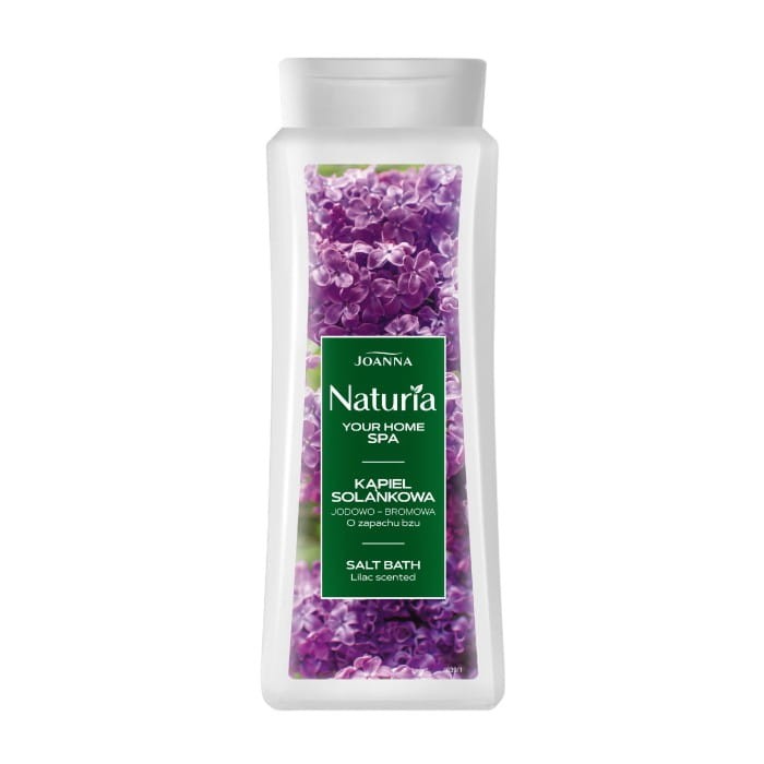 JOANNA Naturia Kąpiel solankowa jodowo-bromowa - Zapach Bzu 500 ml