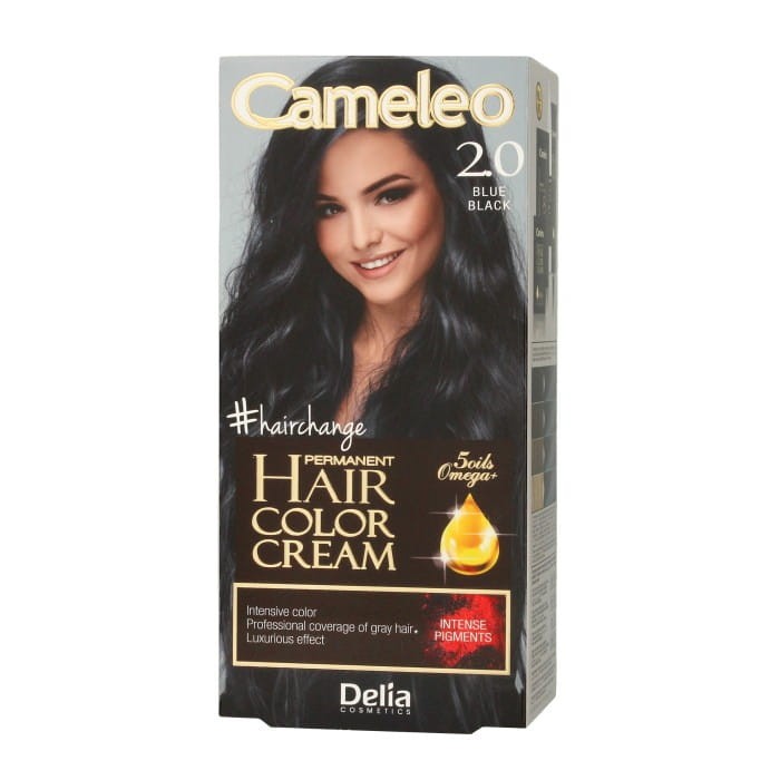 DELIA COSMETICS CAMELEO OMEGA Farba permanentna 2.0  Blue Black