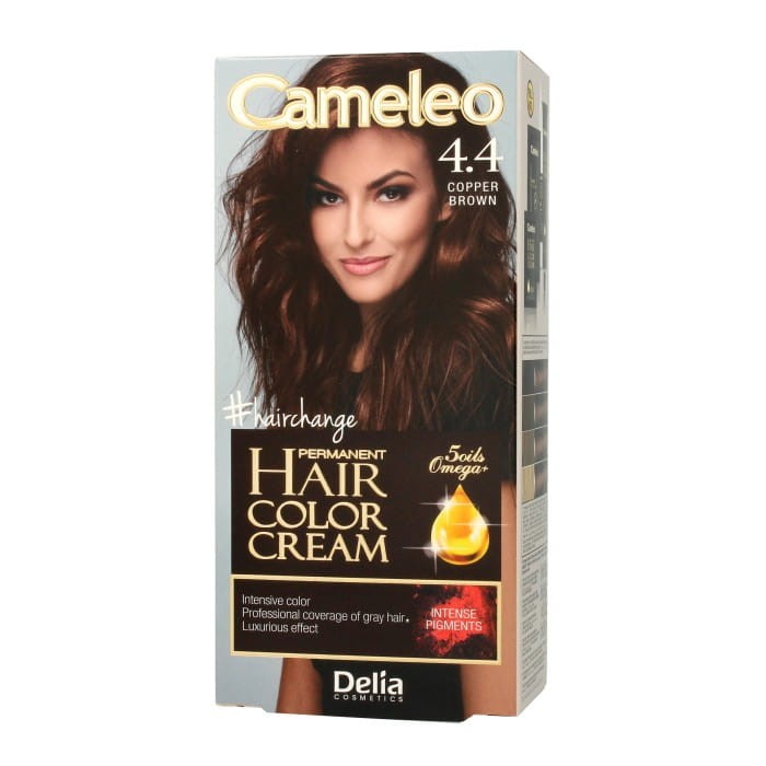 DELIA COSMETICS CAMELEO OMEGA Farba permanentna 4.4 Copper Brown