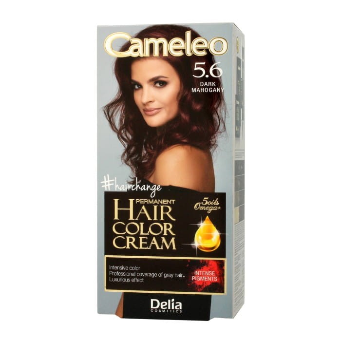 DELIA COSMETICS CAMELEO OMEGA Farba permanentna 5.6 Dark Mahogany