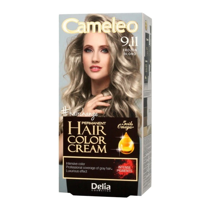 DELIA COSMETICS CAMELEO OMEGA Farba permanentna 9.11 Frozen Blond