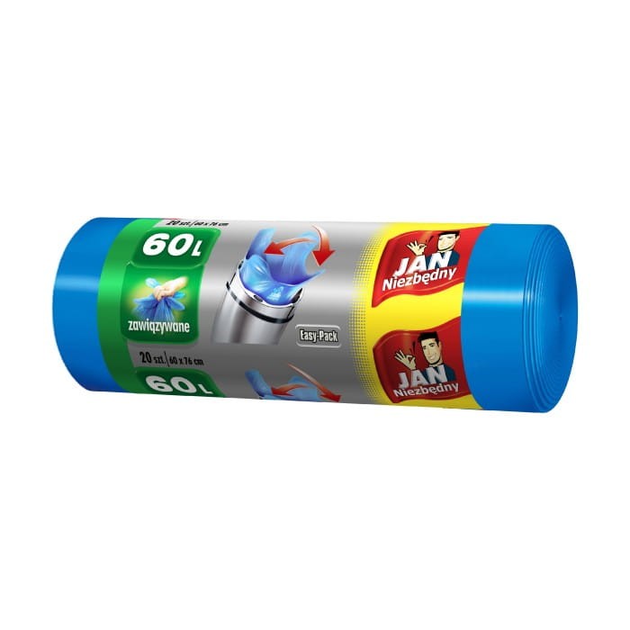 Sarantis Jan Niezbędny Worki na śmieci 60L/20sztuk